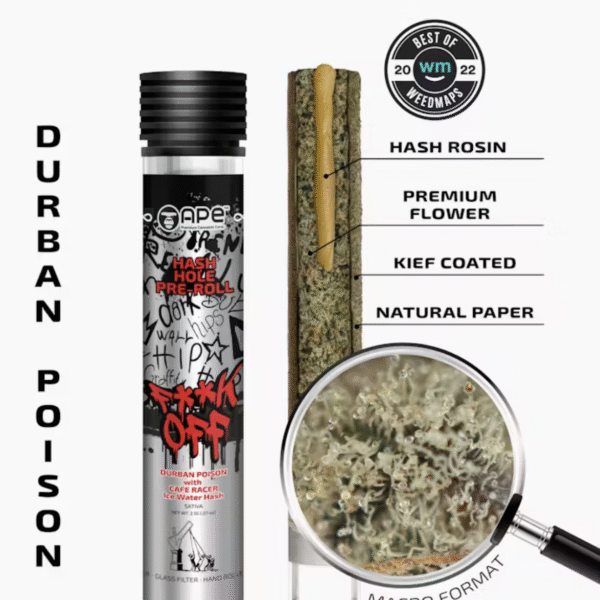APE - Durban Poison — Hash Hole Pre-Roll (2.5g)